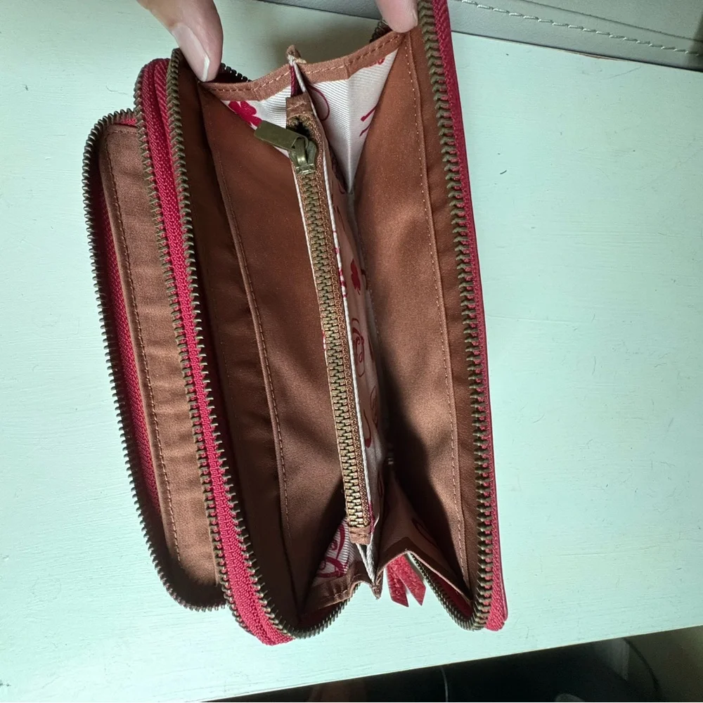 Red Leather Wallet - Picture 5 of 5